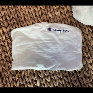 Champion xs womens cropped tube top